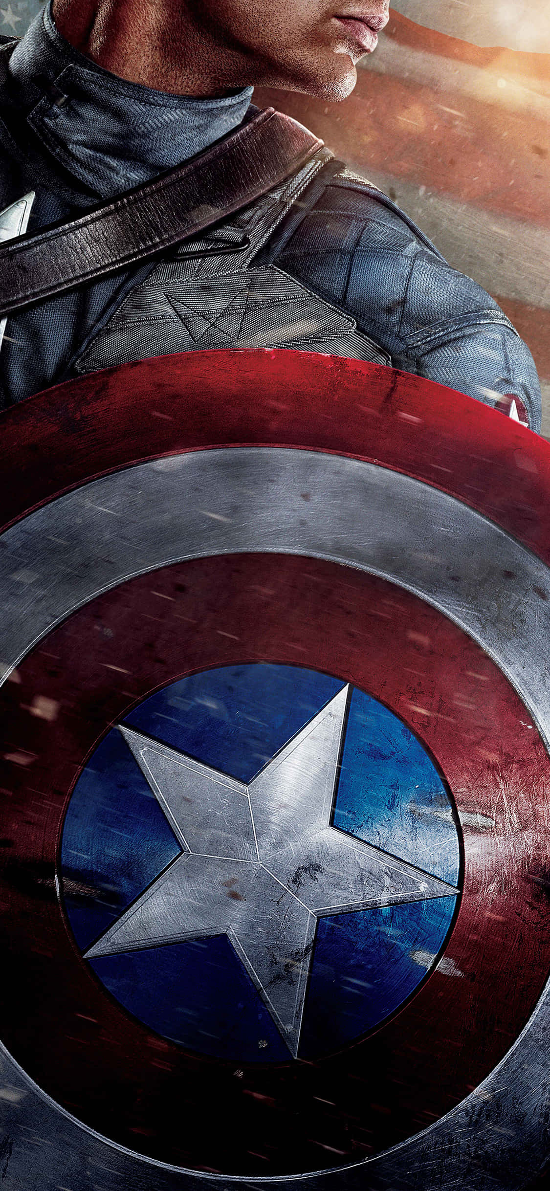 Φόντο Ασπίδας Ήρωα MCU Captain America Ταπετσαρία