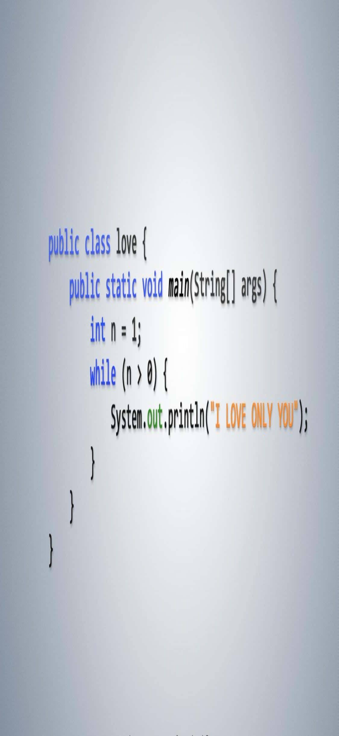 Φόντο Προγραμματισμού iPhone Xs με Java Coding Ταπετσαρία