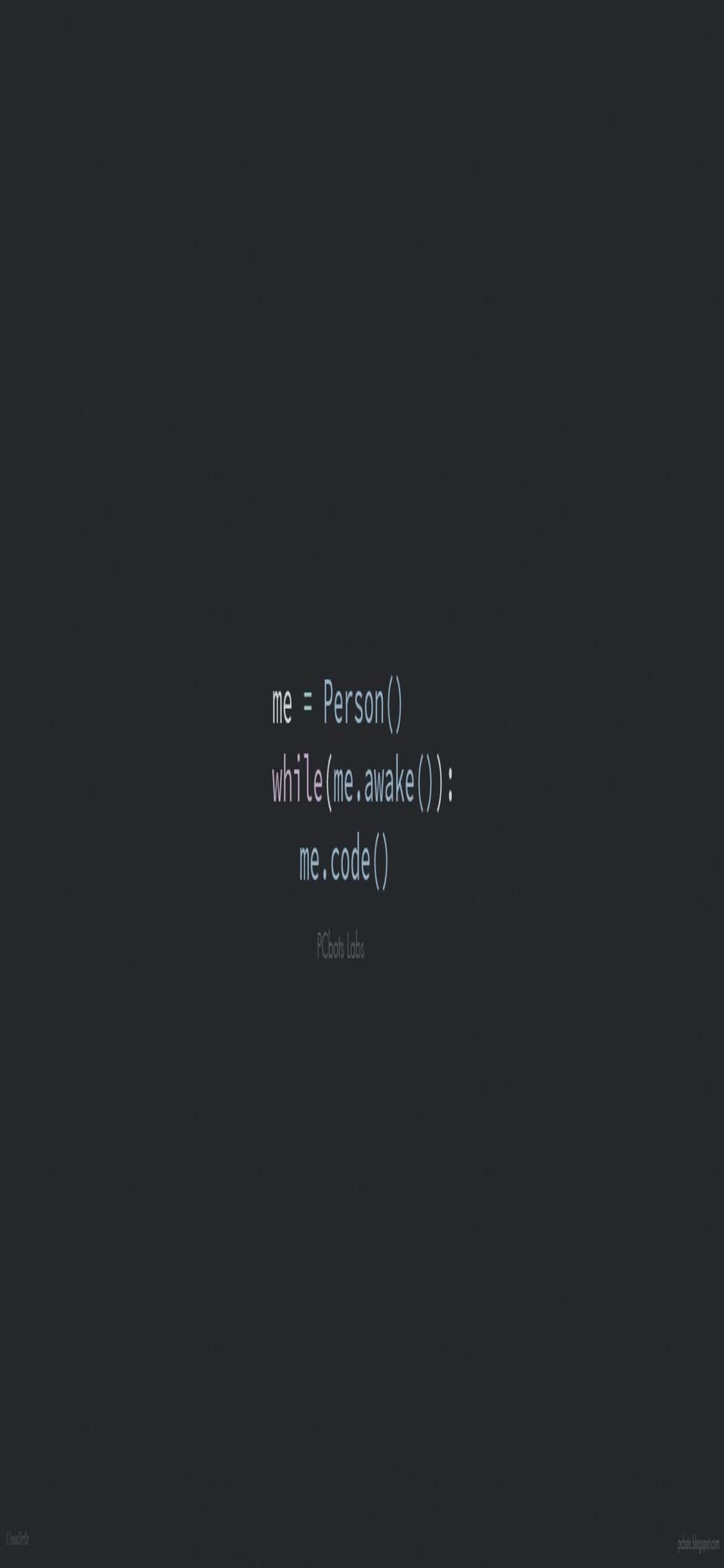 iPhone Xs Programming Background Blur Code Ταπετσαρία