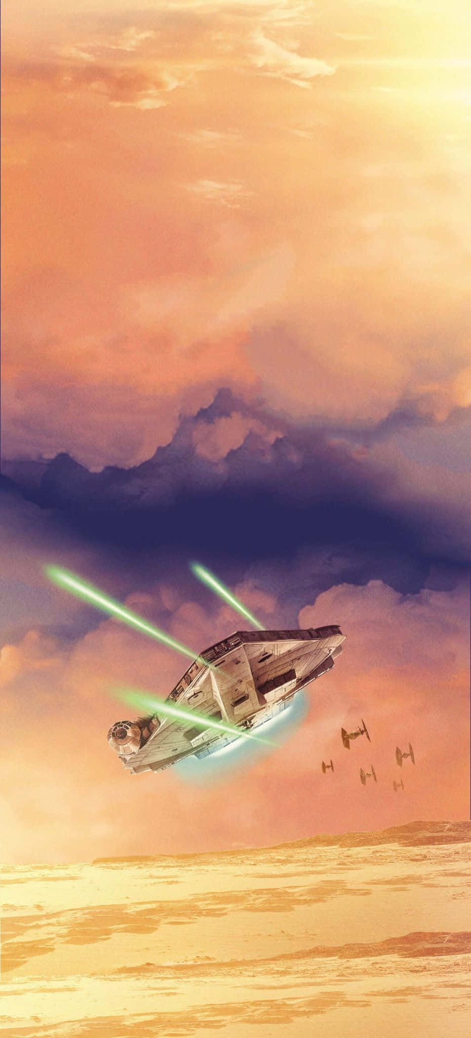 Χαν Σόλο και Τσουμπάκα στο Solo: A Star Wars Story Ταπετσαρία
