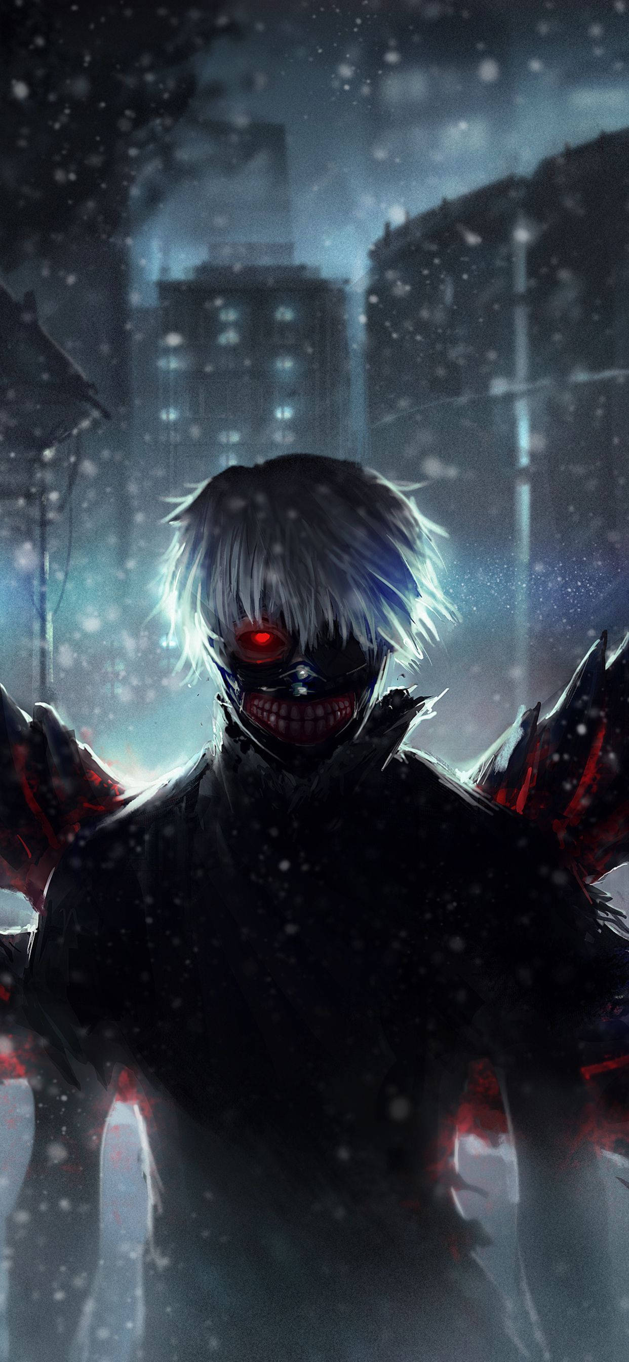 Χαρακτήρες Tokyo Ghoul: Κόκκινα Φτερά του Ken Ταπετσαρία