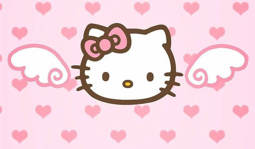 Χαριτωμένη Άγγελος Hello Kitty Αισθητική Ταπετσαρία