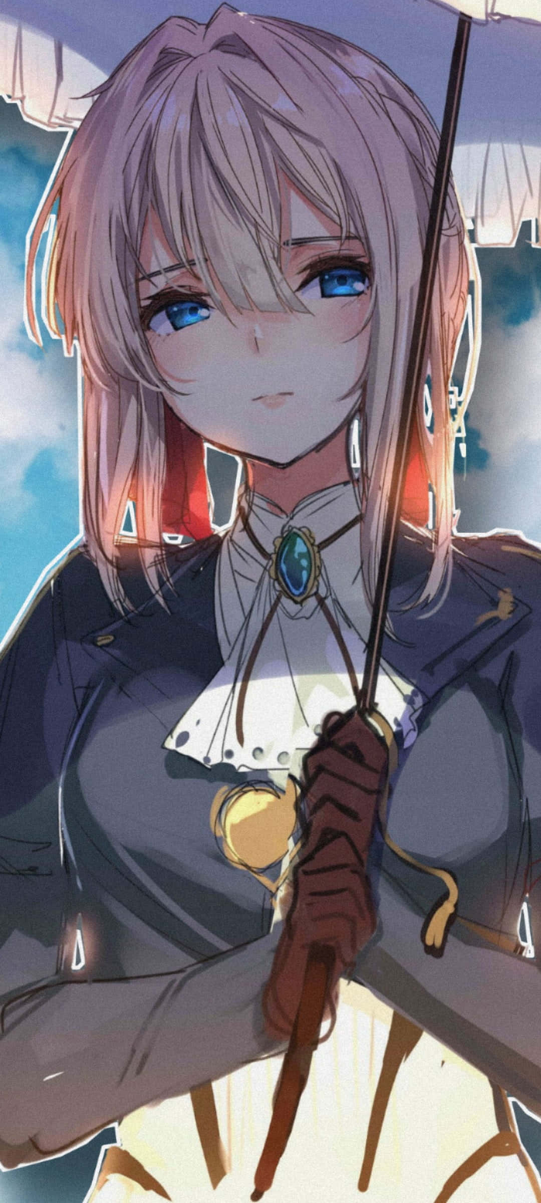 Χαριτωμένο Αισθητικό Anime Violet Evergarden Ταπετσαρία