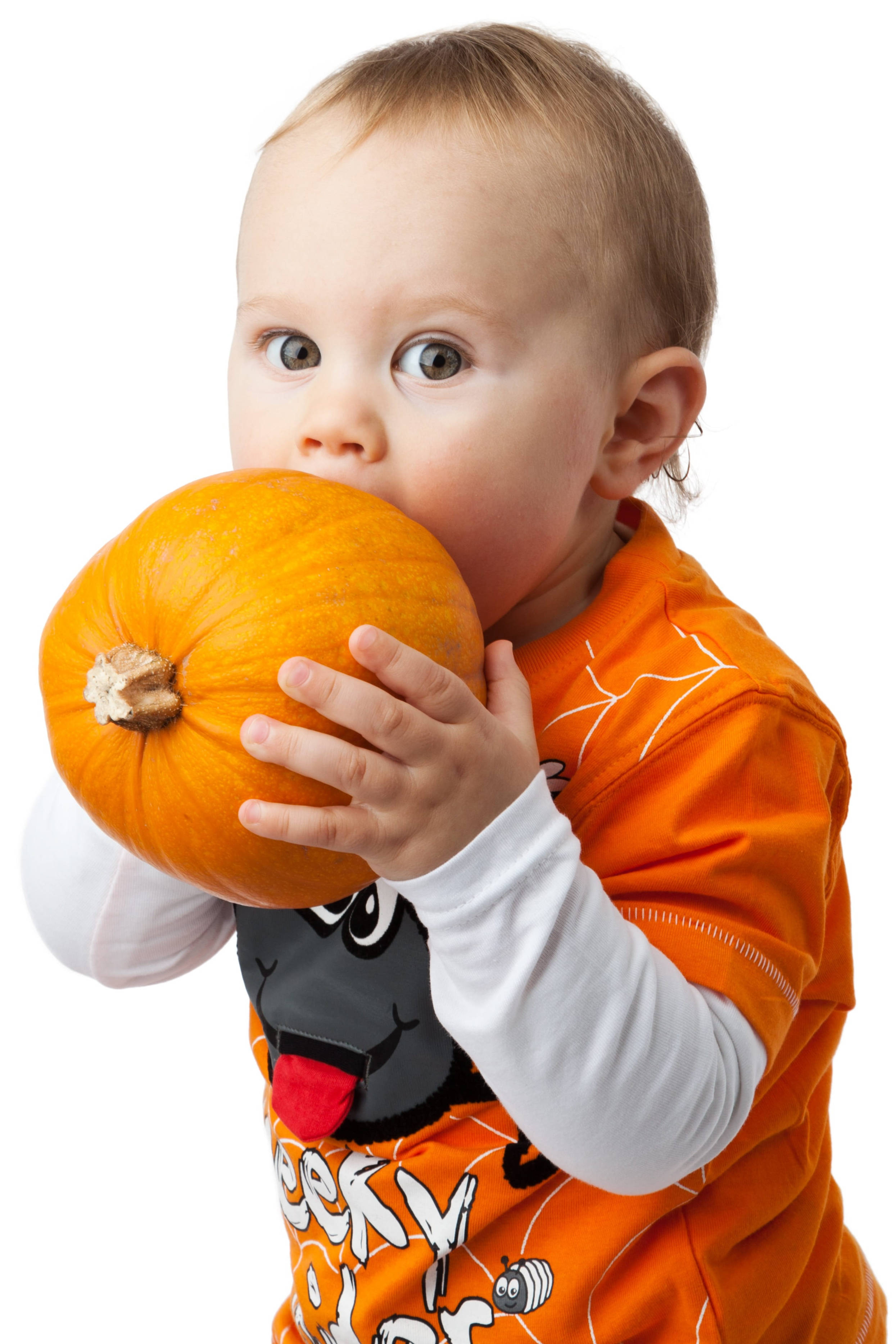Χαριτωμένο Αγοράκι του Halloween με Κολοκύθα Ταπετσαρία