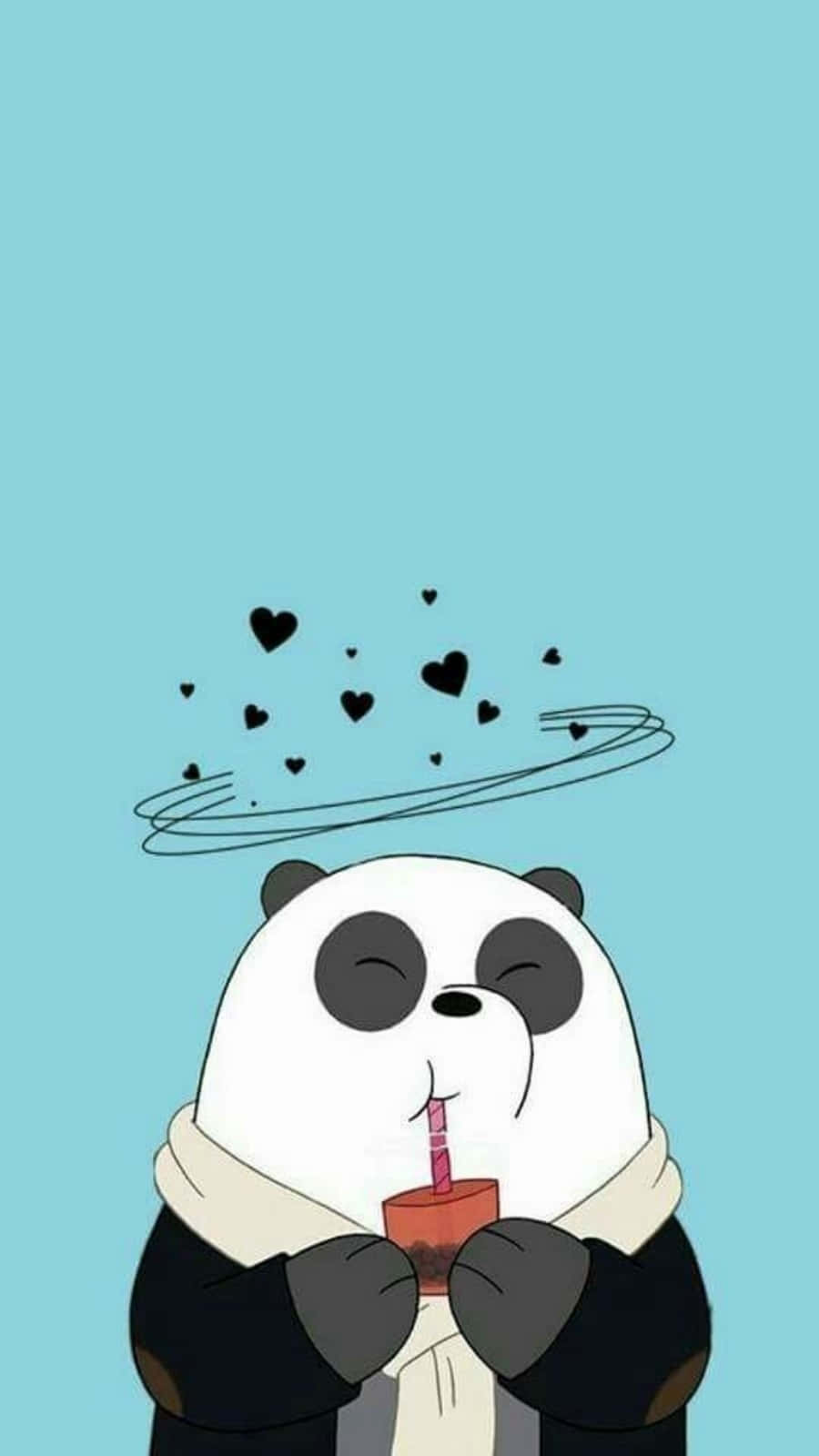 Χαριτωμένο προφίλ Panda από το We Bare Bears Ταπετσαρία