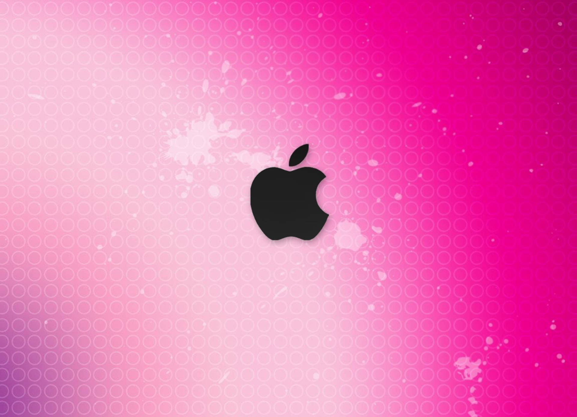 Χαριτωμένο ροζ λογότυπο Apple Ταπετσαρία
