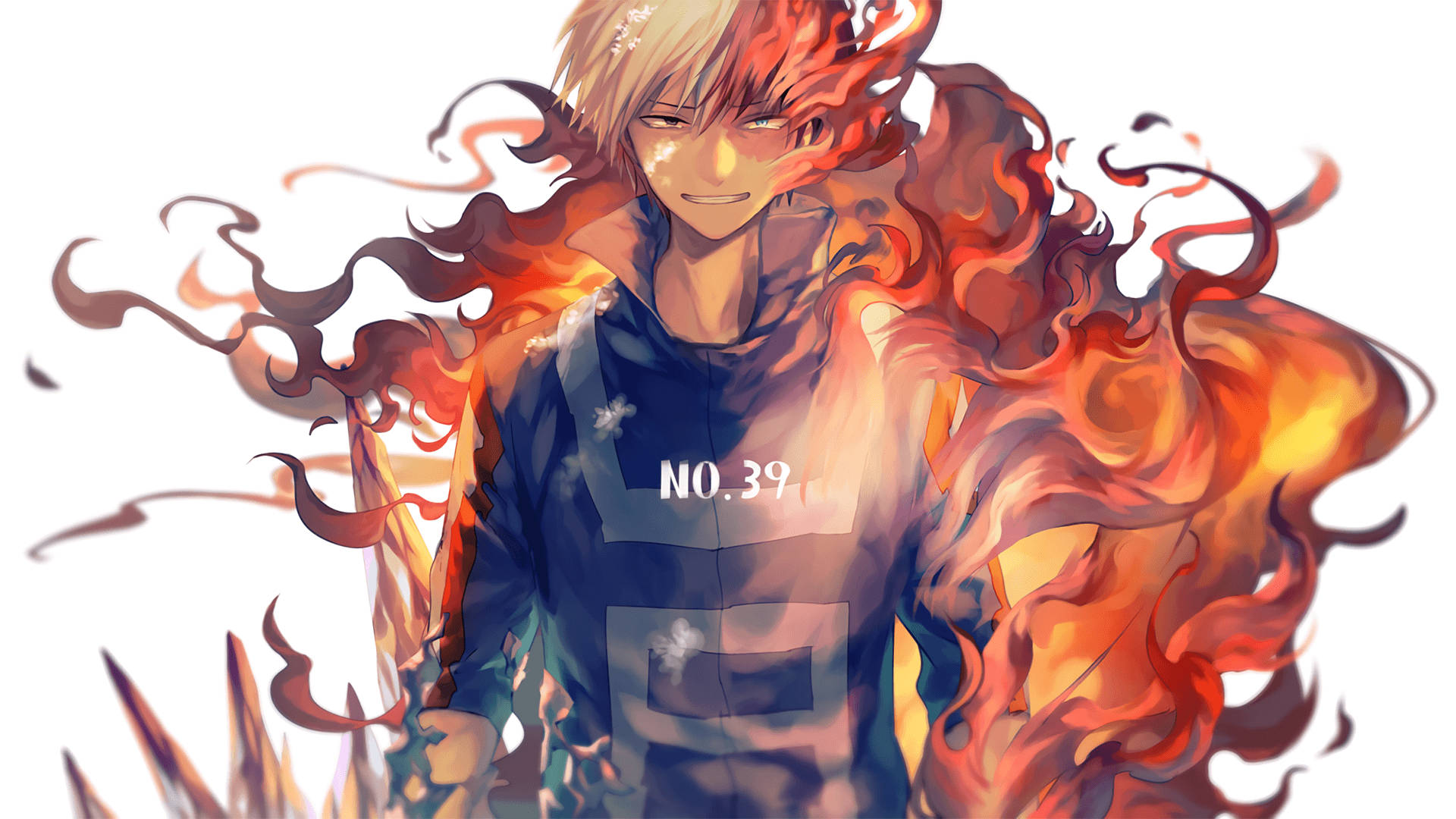 Χαριτωμένος Todoroki My Hero Academia Ταπετσαρία
