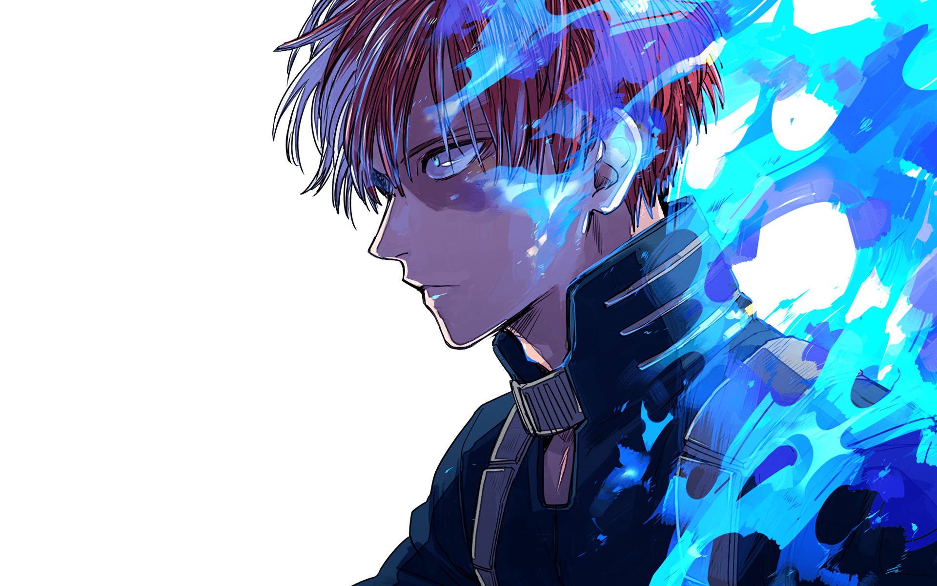 Χαριτωμένος Todoroki με Μισή Ψυχρή Δύναμη Ταπετσαρία