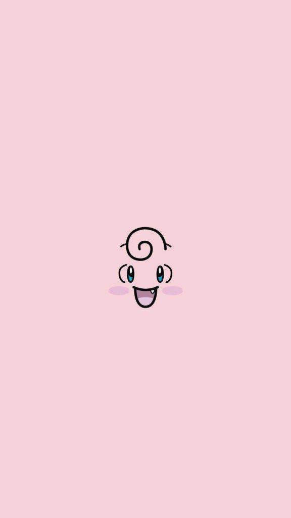 Χαρούμενο Clefairy Pokemon iPhone Ταπετσαρία