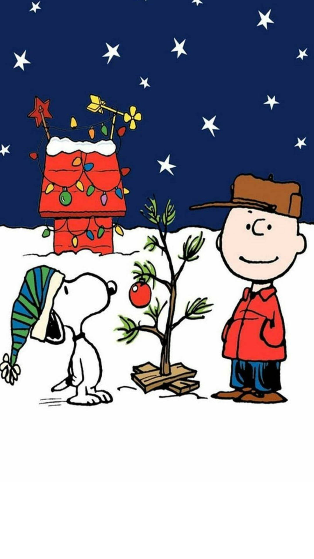 Χριστουγεννιάτικο Βράδυ του Snoopy Ταπετσαρία
