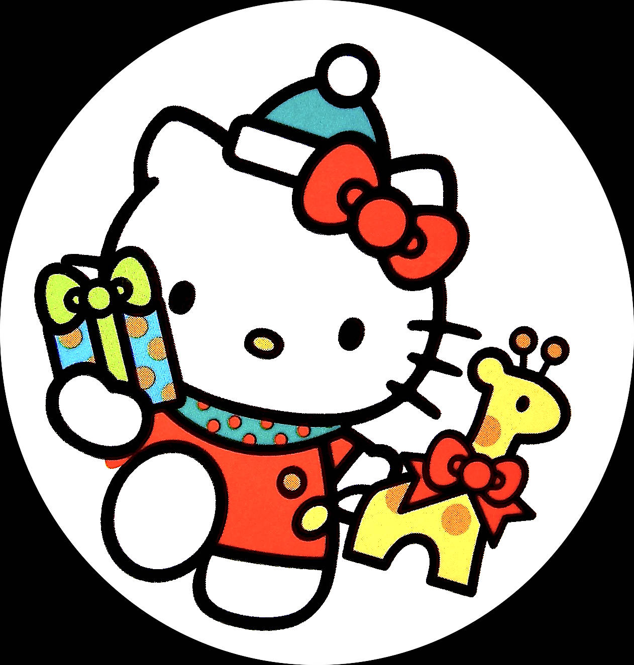 Χριστουγεννιάτικο Hello Kitty PFP Cartoon Ταπετσαρία