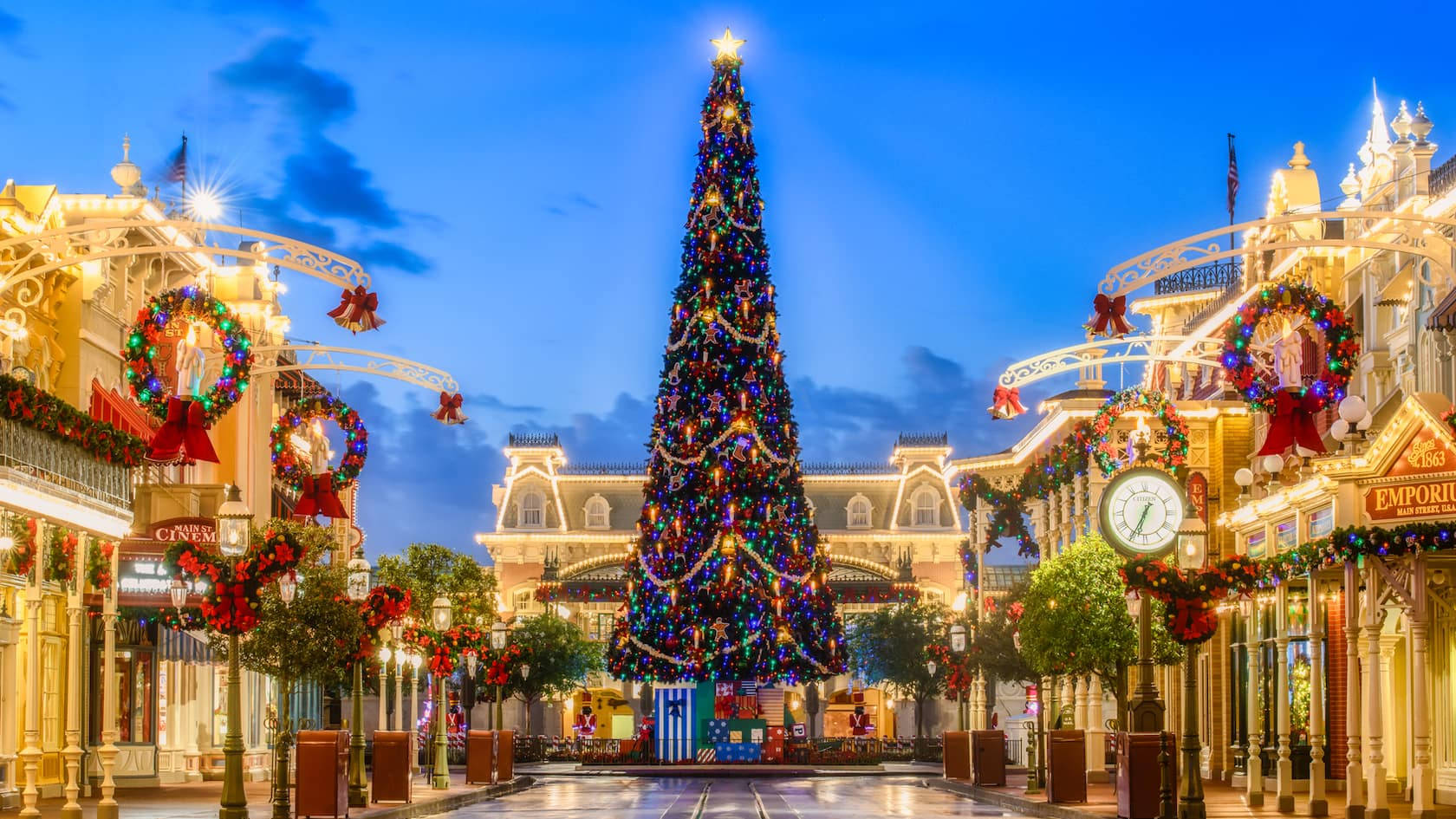 Χριστουγεννιάτικο Δέντρο Disneyworld Ταπετσαρία