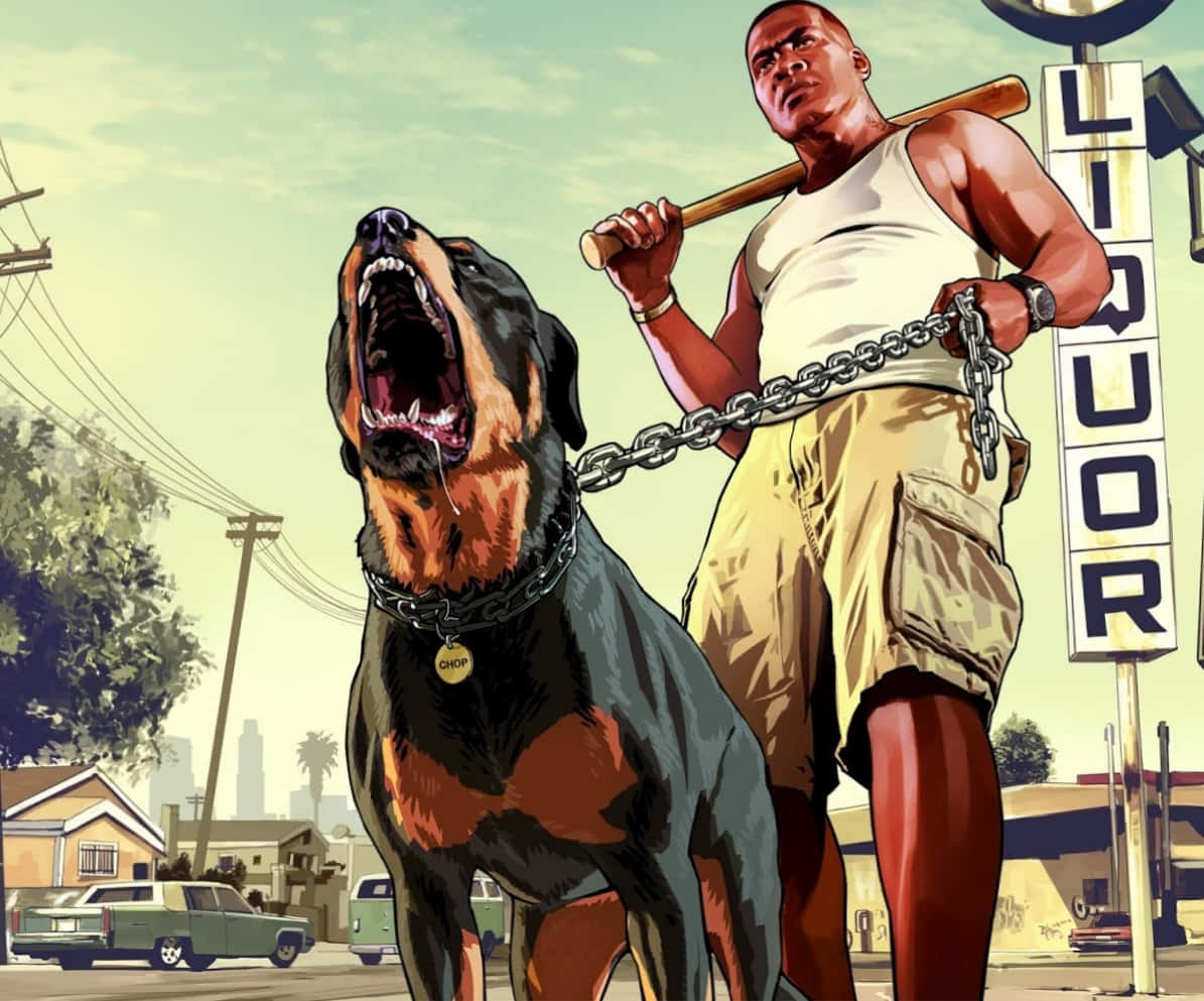 Ψαγμένη Τρομακτική Σκύλα Φωτογραφία GTA Ταπετσαρία