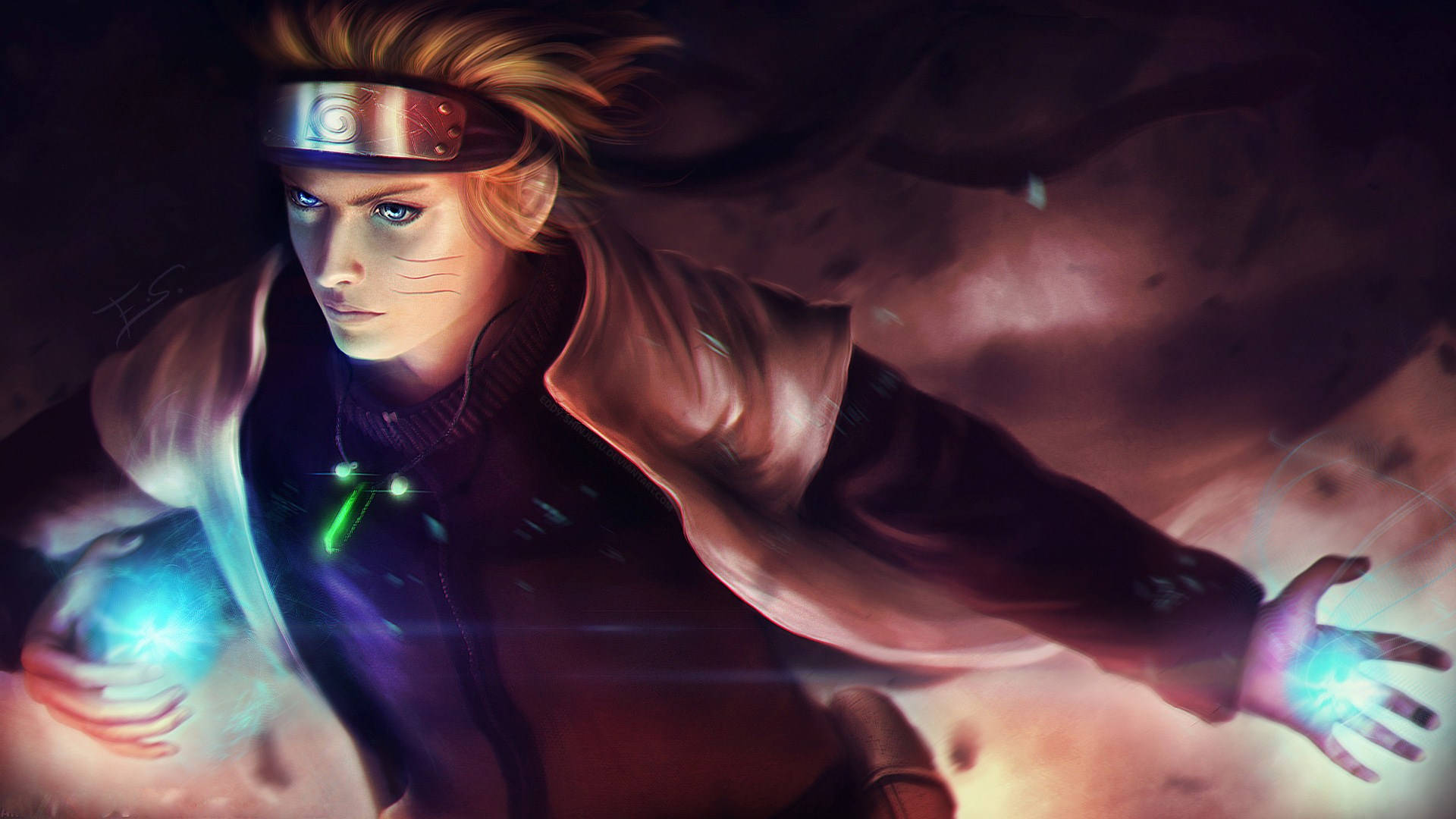 Ψηφιακή Ζωγραφιά Naruto Uzumaki Hokage Ταπετσαρία