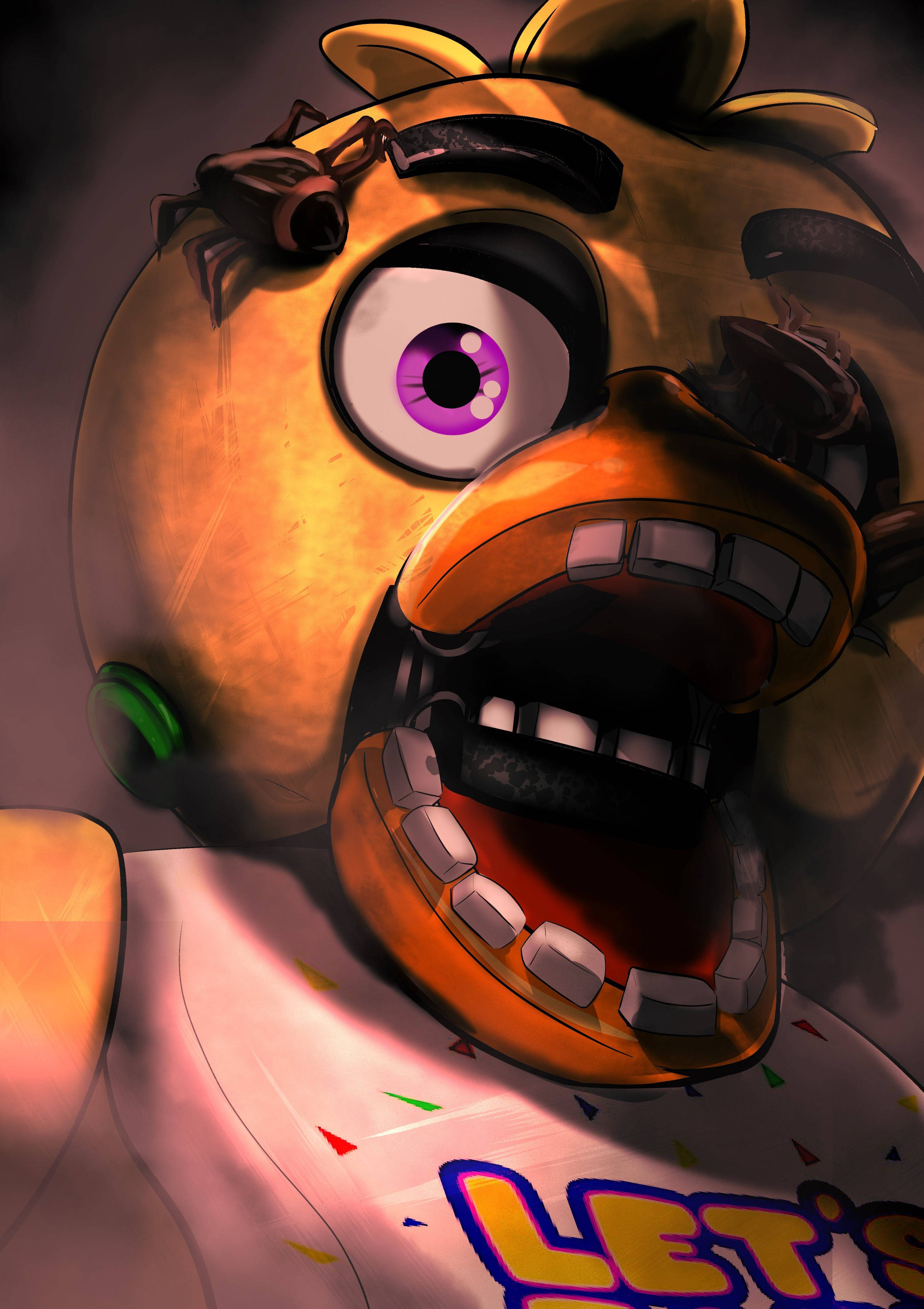 Ψηφιακή Τέχνη FNAF Chica Ταπετσαρία