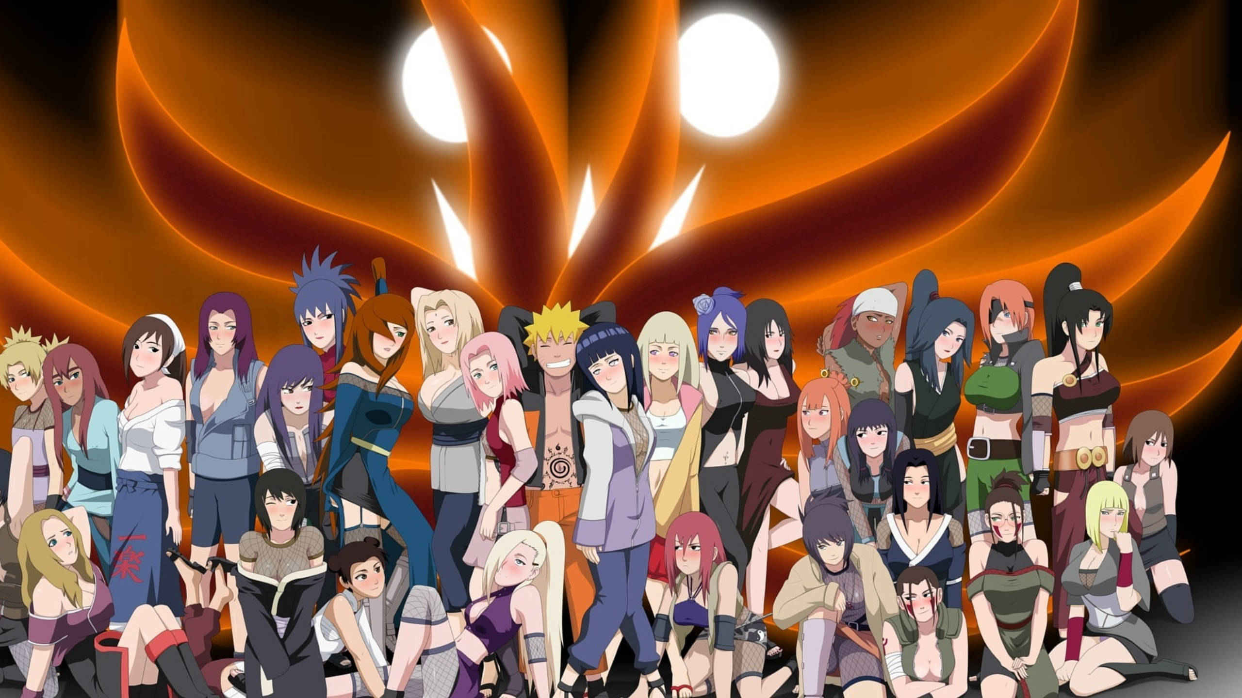 Όλες οι Γυναίκες Χαρακτήρες του Naruto Ταπετσαρία