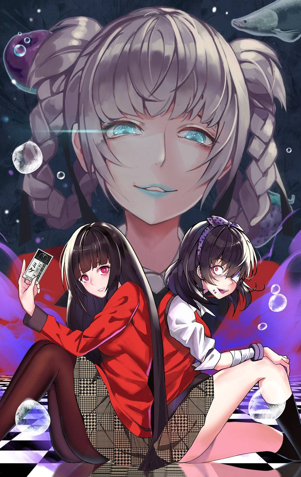 Όλο το Καστ του Kakegurui Ταπετσαρία