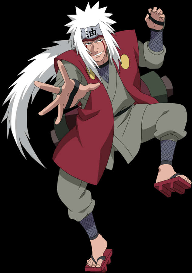 Jiraiya, Χαρακτήρας του Anime Naruto