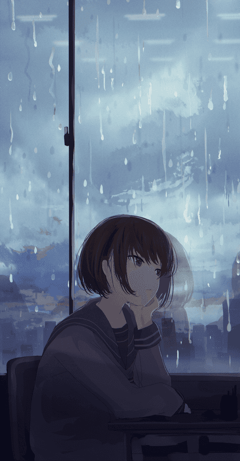 Λυπητερό Φόντο Anime