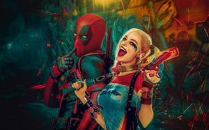 4K Harley Quinn με Deadpool