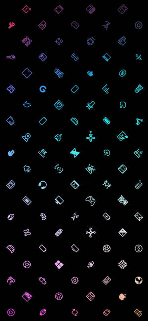 Aesthetic Icons Gaming Logo HD — Galaxy S25 Ταπετσαρία