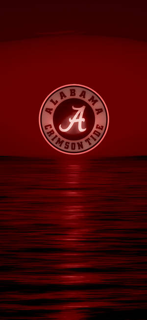 Ταπετσαρία Alabama Crimson Tide Σκοτεινό Ηλιοβασίλεμα — iPhone Xs Max Ταπετσαρία