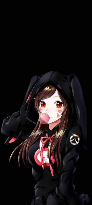 Anime Girl Oled Phone — Pixel 10 Ταπετσαρία