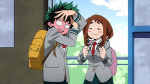 Ταπετσαρία anime ζευγάρι My Hero Academia — Anime δωμάτιο GIF Ταπετσαρία