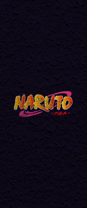 Anime Σύμβολα Naruto Λογότυπο σε Μαύρο — Motorola Razr Ταπετσαρία