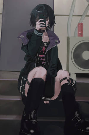 Anime Τηλέφωνο Γκοθ — Παστέλ γκοθ Ταπετσαρία