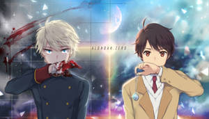 Ταπετσαρία Anime Χαρακτήρες Aldnoah Zero — Anime Χαρακτήρες Ταπετσαρία