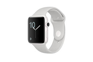 Apple Watch καθαρό λευκό στεφάνι υπογραφής ταπετσαρία — Apple Watch Ταπετσαρία