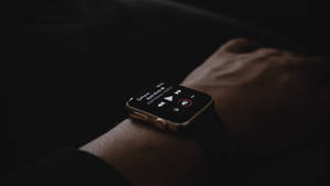 Ταπετσαρία Apple Watch με κατάμαυρους ιμάντες — Apple Watch Ταπετσαρία