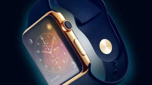 Ταπετσαρία Apple Watch πολυτελές χρυσό στεφάνι — Apple Watch Ταπετσαρία
