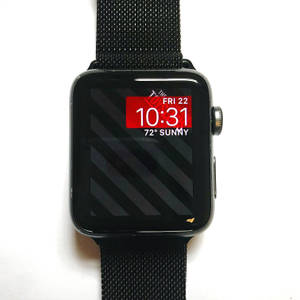 Ταπετσαρία Apple Watch με φινίρισμα μεταλλικού πλέγματος — Apple Watch Ταπετσαρία