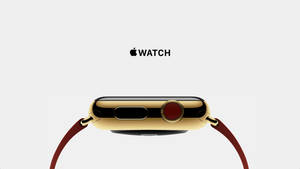 Ταπετσαρία Apple Watch με χρυσή στεφάνη και κόκκινη κορώνα — Apple Watch Ταπετσαρία