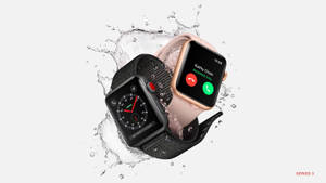 Apple Watches με Πιτσιλιές Νερού ταπετσαρία — Apple Watch Ταπετσαρία