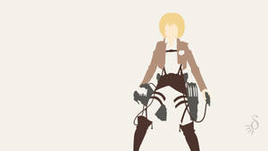 Armin Attack on Titan Μινιμαλιστικό Anime — Μινιμαλιστικό anime Ταπετσαρία