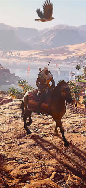 Φόντο Iphone X Assassin's Creed Origins — OnePlus Nord CE Ταπετσαρία