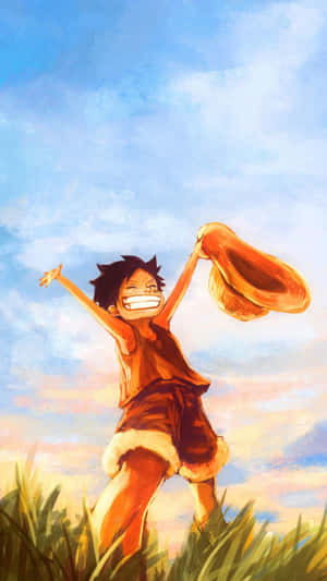 Luffy Τηλέφωνο [ταπετσαρία]