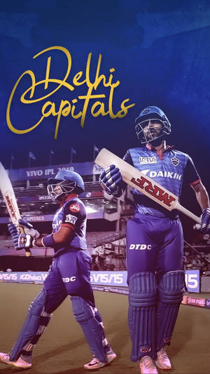 Ταπετσαρία batsman των Delhi Capitals — 9:16 Ταπετσαρία