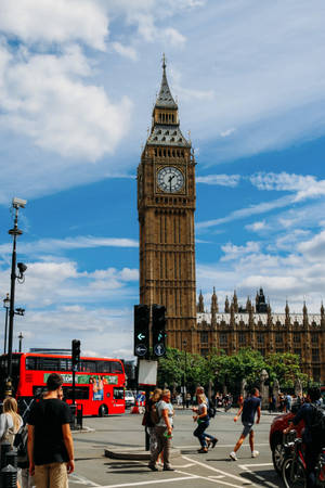 Big Ben και Πεζοί — Huawei MatePad 11.5 S (2025) Ταπετσαρία