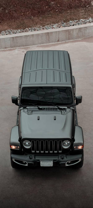 Black Jeep Arial Shot ταπετσαρία — iPhone 12 Ταπετσαρία