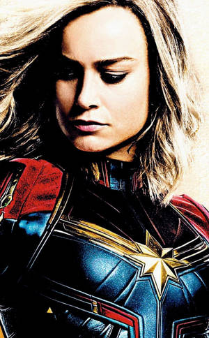 Brie Larson Captain Marvel iPhone — Galaxy Tab Active5 Pro Ταπετσαρία