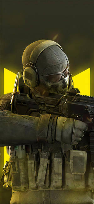 Call Of Duty: Mobile Logo Ghost Close-up — Galaxy S25 FE Ταπετσαρία