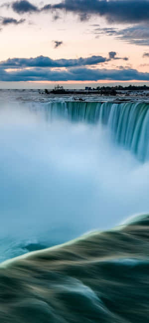 Iphone X Niagara Falls Φόντο — Motorola Edge 70 Plus Ταπετσαρία