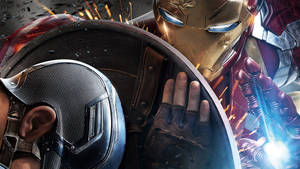 Captain America: Εμφύλιος Πόλεμος με τον Iron Man — Iron Man Ταπετσαρία