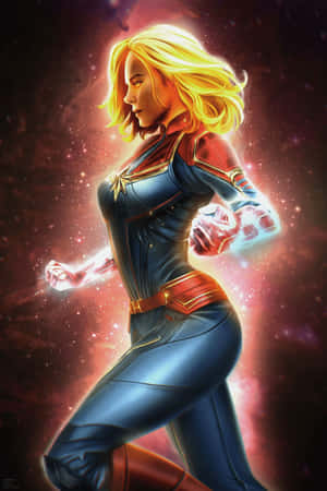 Captain Marvel Carol Danvers — Marvel Ταπετσαρία
