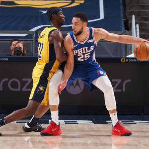 Ταπετσαρία Caris Levert εναντίον Ben Simmons — 1:1 Ταπετσαρία