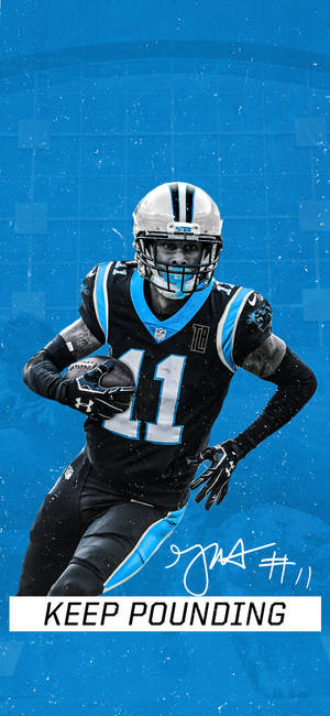 Ταπετσαρία Carolina Panthers Νούμερο 11 — iPhone 18 Pro Ταπετσαρία